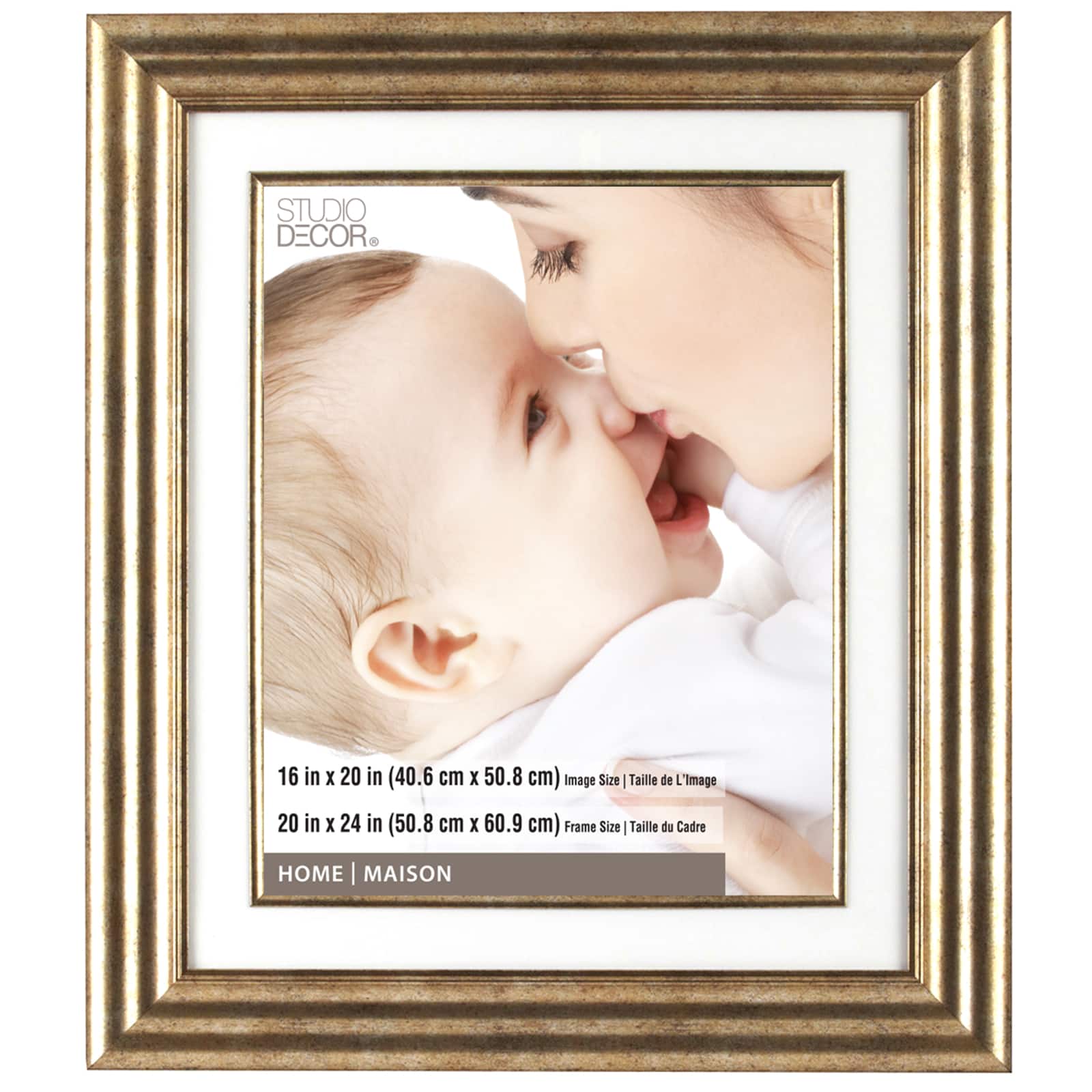 4 Pack: Champagne Frame, 20&#x22; x 24&#x22; With 16&#x22; x 20&#x22; Mat, Home Collection By Studio D&#xE9;cor&#xAE;