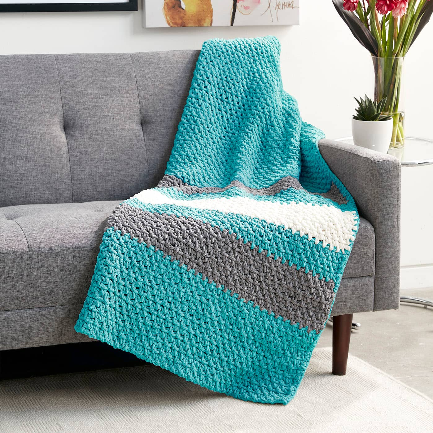 Bernat® Blanket™ Hibernate Crochet Blanket Projects Michaels