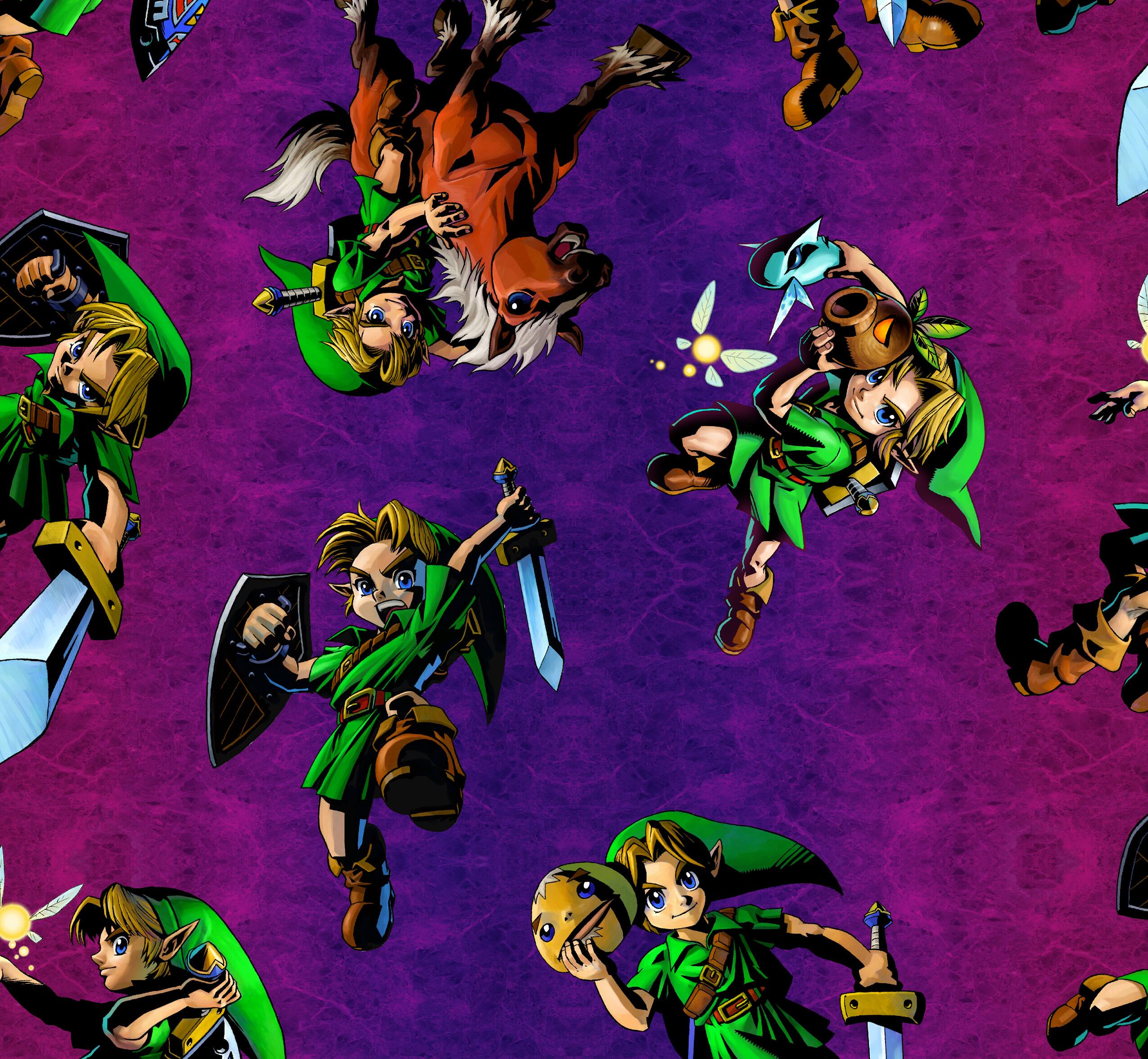 Nintendo Zelda Toss Cotton Fabric