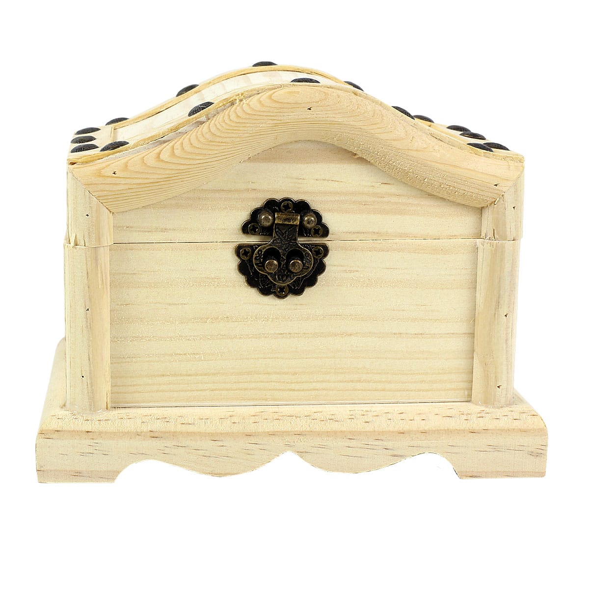 artminds wood treasure chest