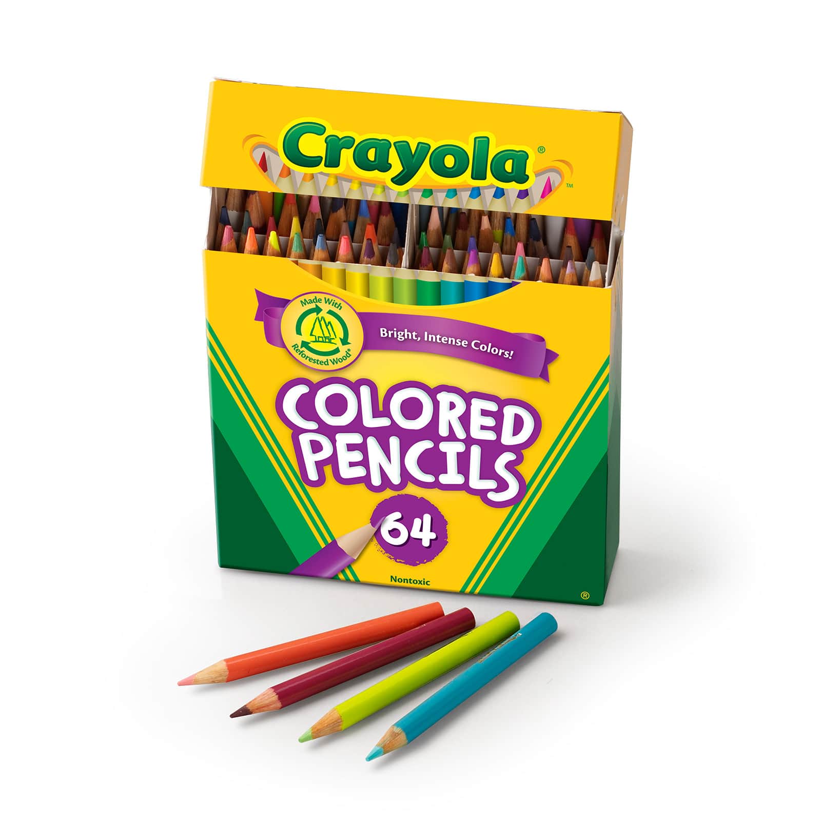 12 Packs: 64 ct. (768 total) Crayola® Short Colored Pencils