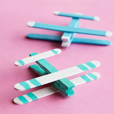 Kids' Craft Stick Airplanes | Projects | Michaels