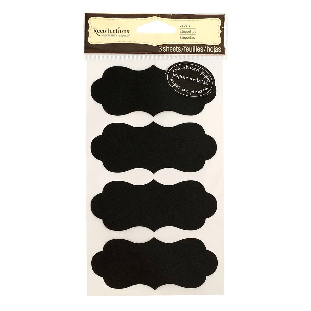 Recollections® Large Elegant Chalkboard Labels
