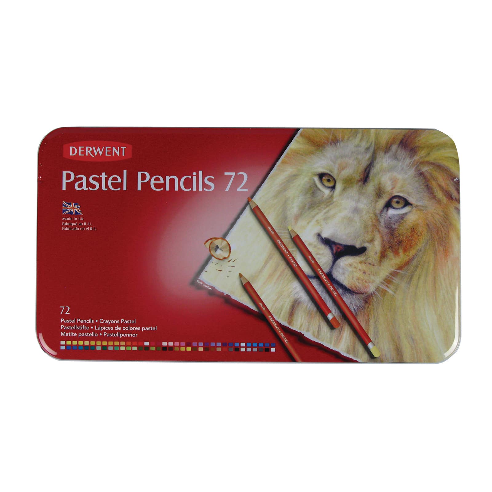 Derwent&#xAE; Pastel Pencil 72 Color Tin Set