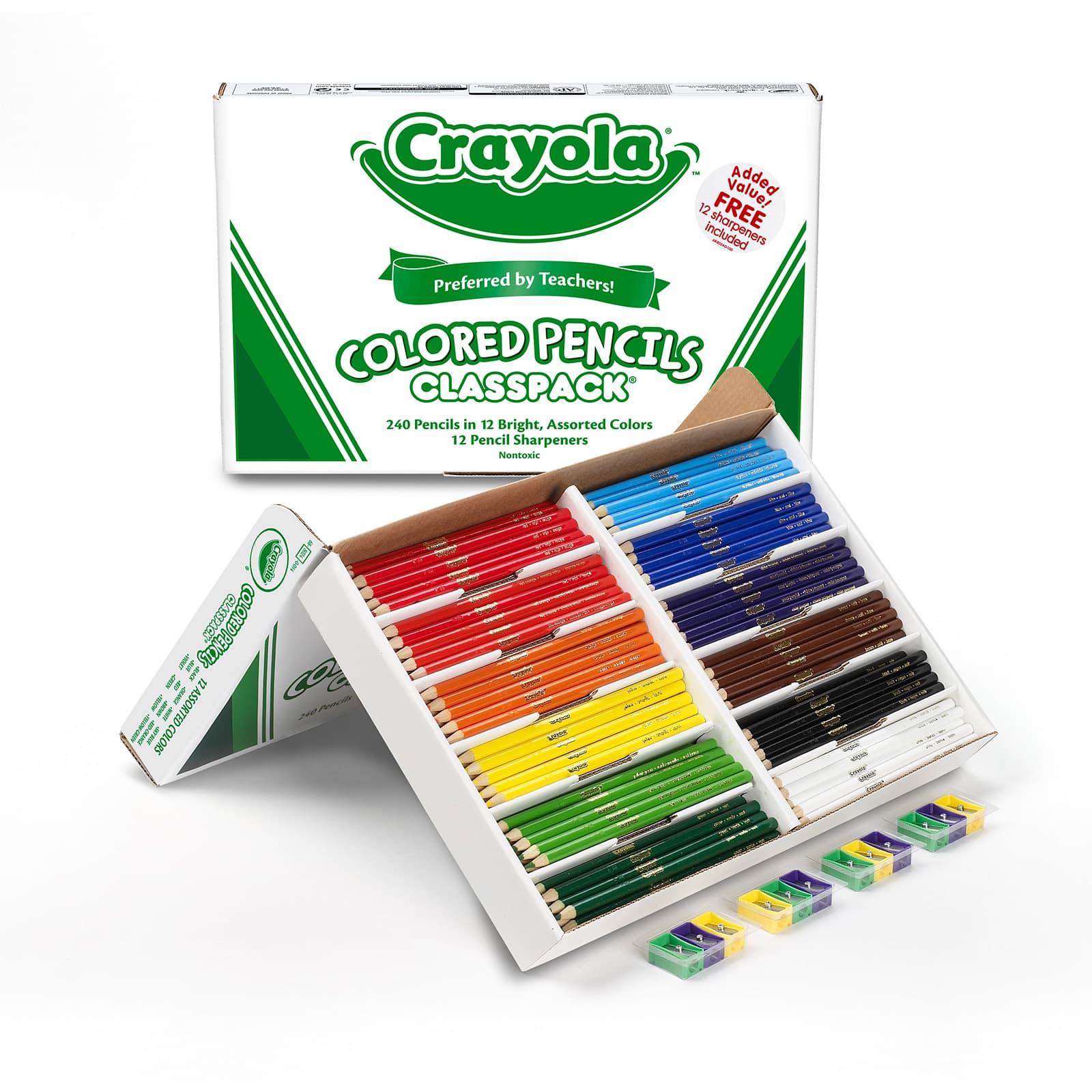 Colored Pencils Presharpened Classroom Teacher Art Supplies Set Of
