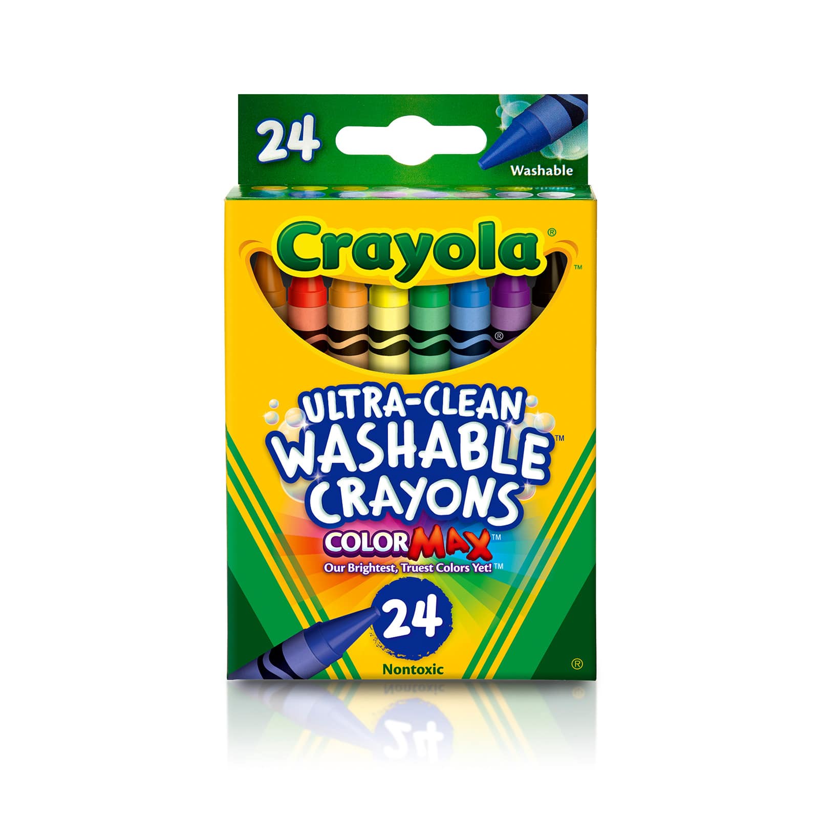 12 Packs: 24 ct. (288 total) Crayola&#xAE; Washable Crayons