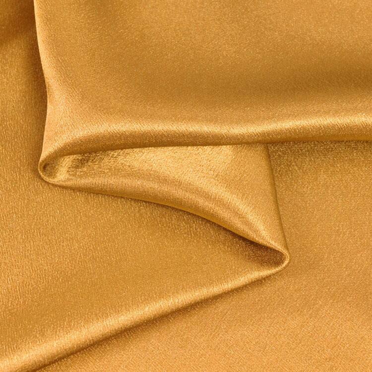 Dark Gold Crepe Back Satin