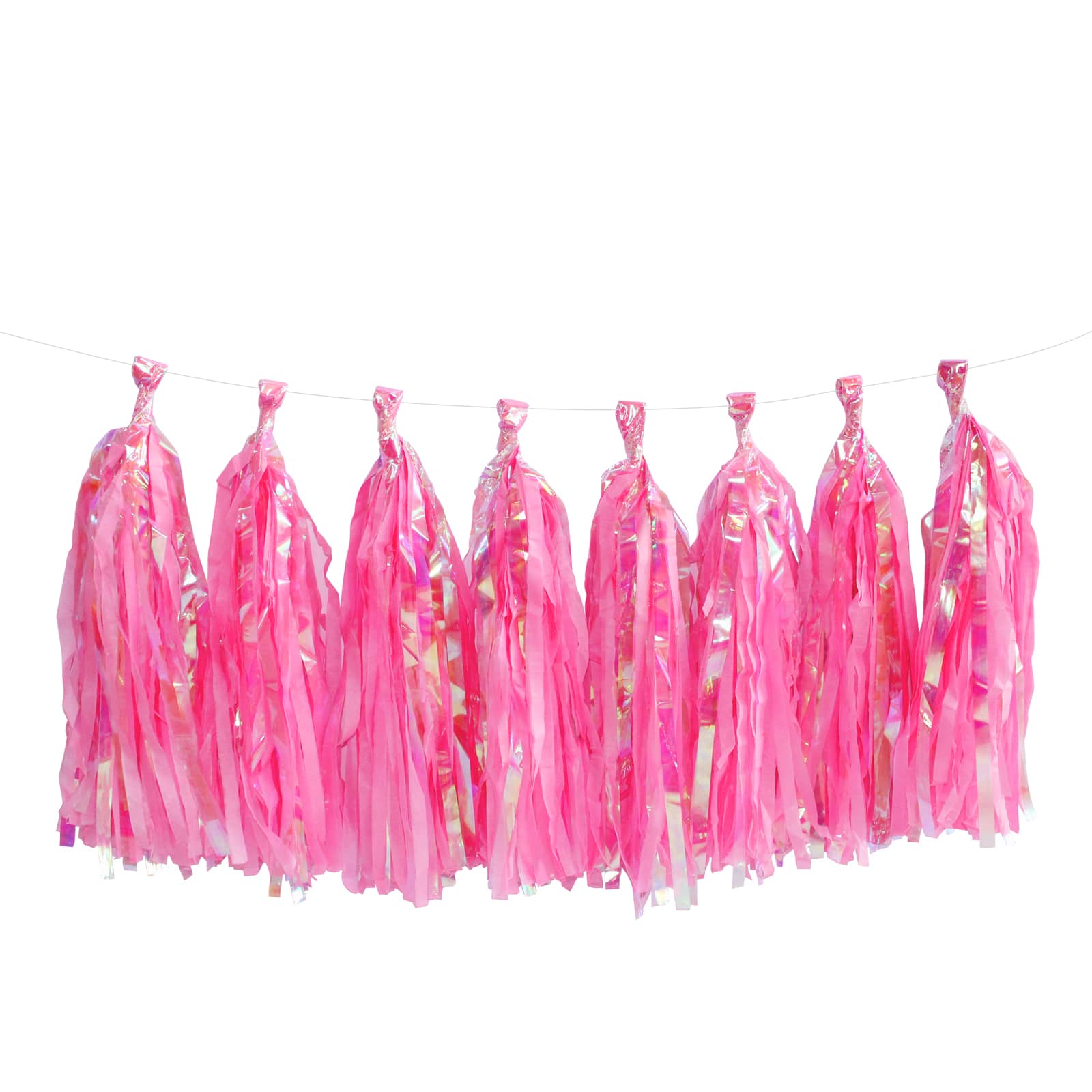 Pink Party Ombre & Gold Tassel Garland Kit by Paperboy | Michaels