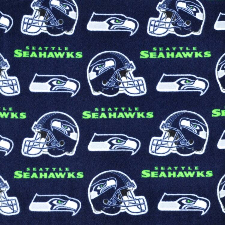 Seattle Seahawks NFL Fleece by Fabric Traditions