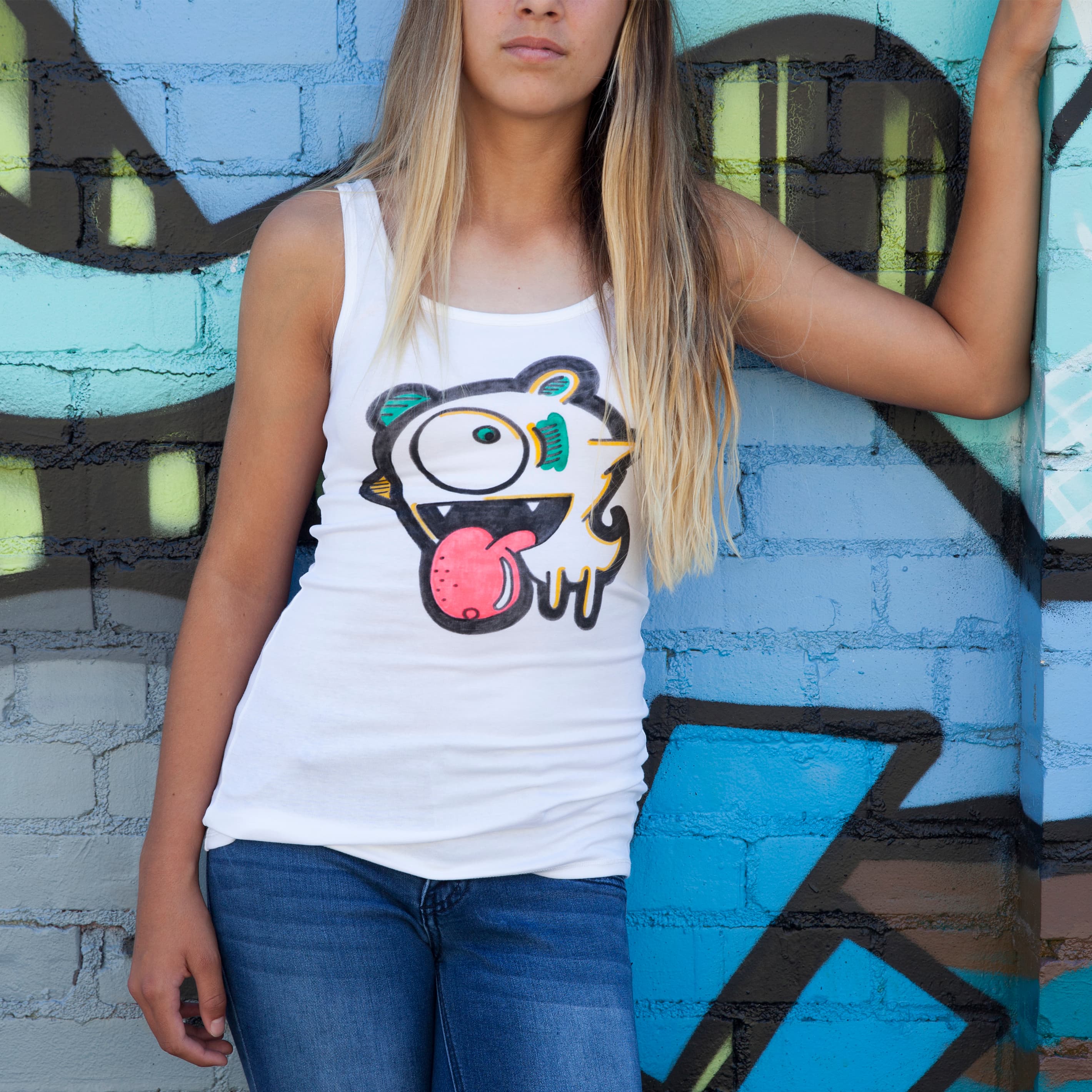 12 Packs: 6ct. (72 total) Tulip® Graffiti Fabric Paint Markers™, Rainbow