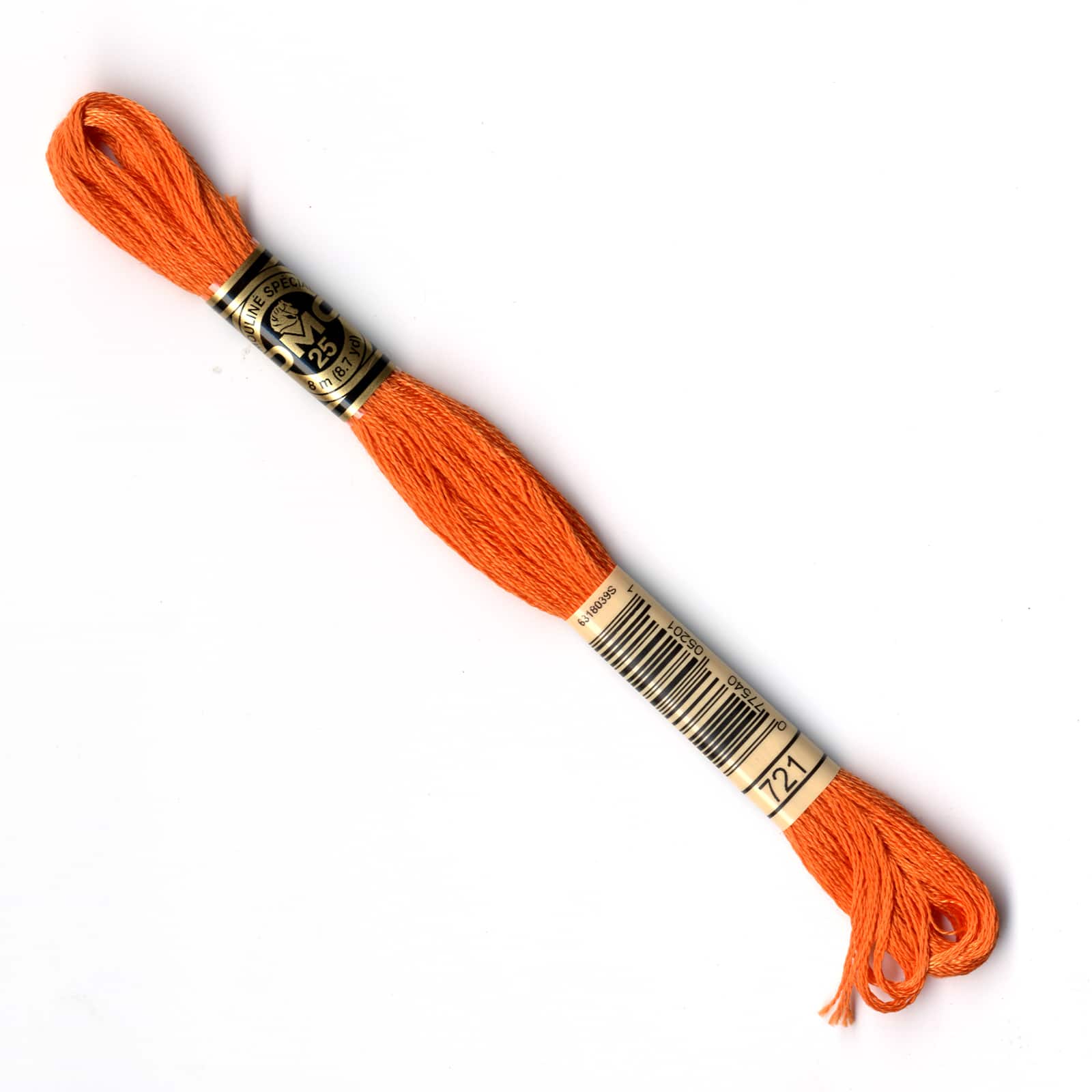 Orange Dmc Thread DMC® 6 Strand Embroidery Floss, Orange, Color: 721 MD Orange Spice ...