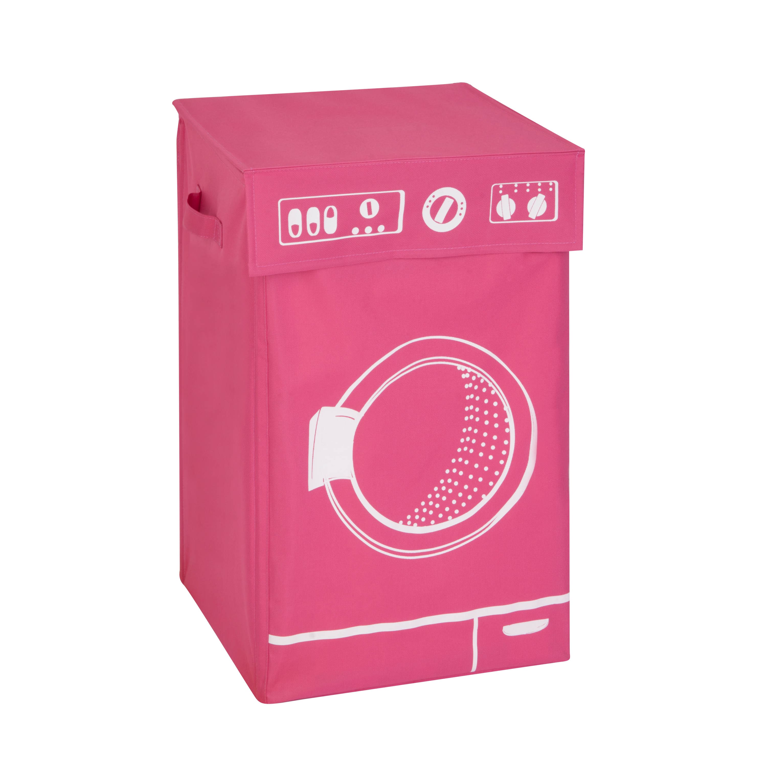 Honey Can Do Pink Washer Graphic Hamper