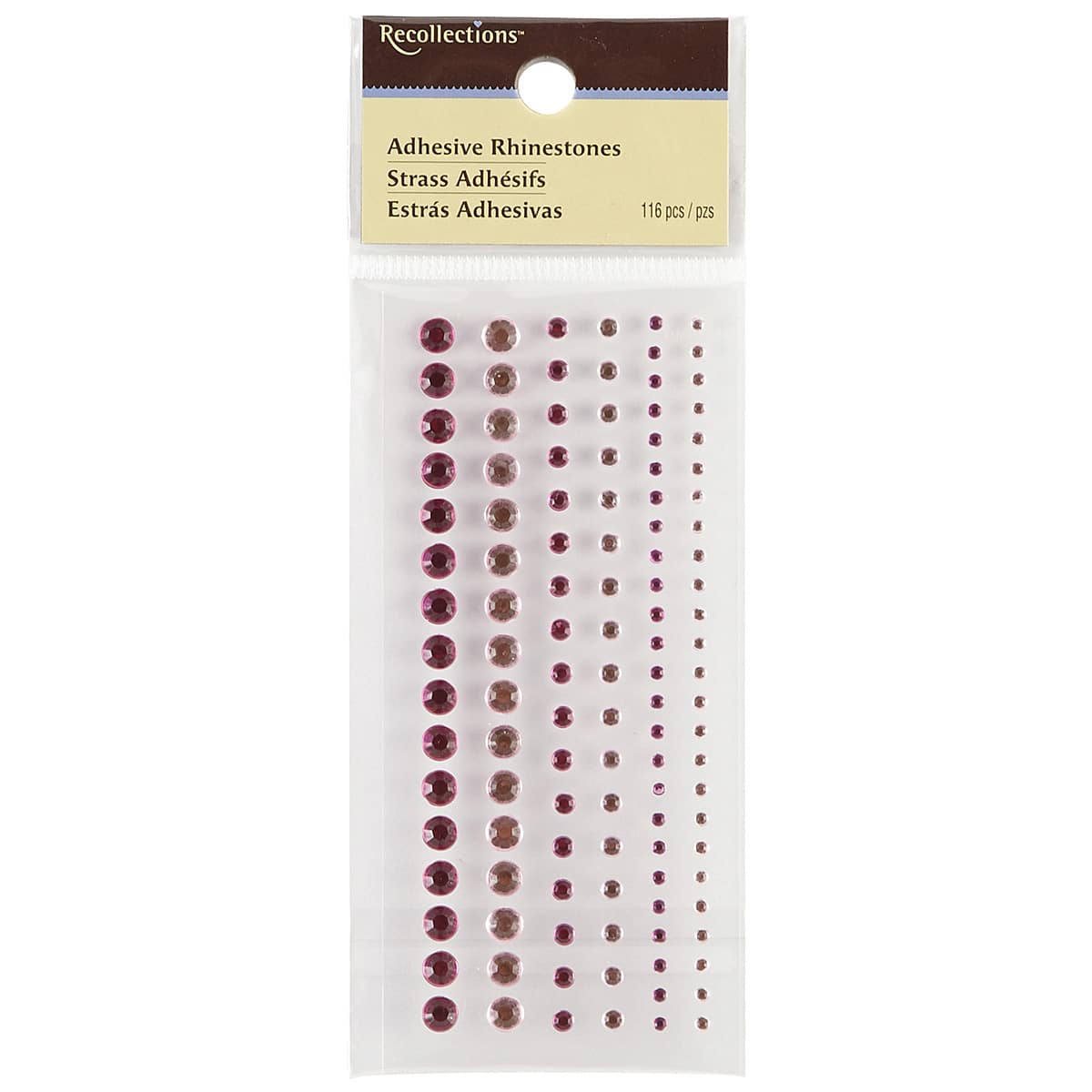 12 Pack: Adhesive Rhinestones Mixed Pack by Recollections™