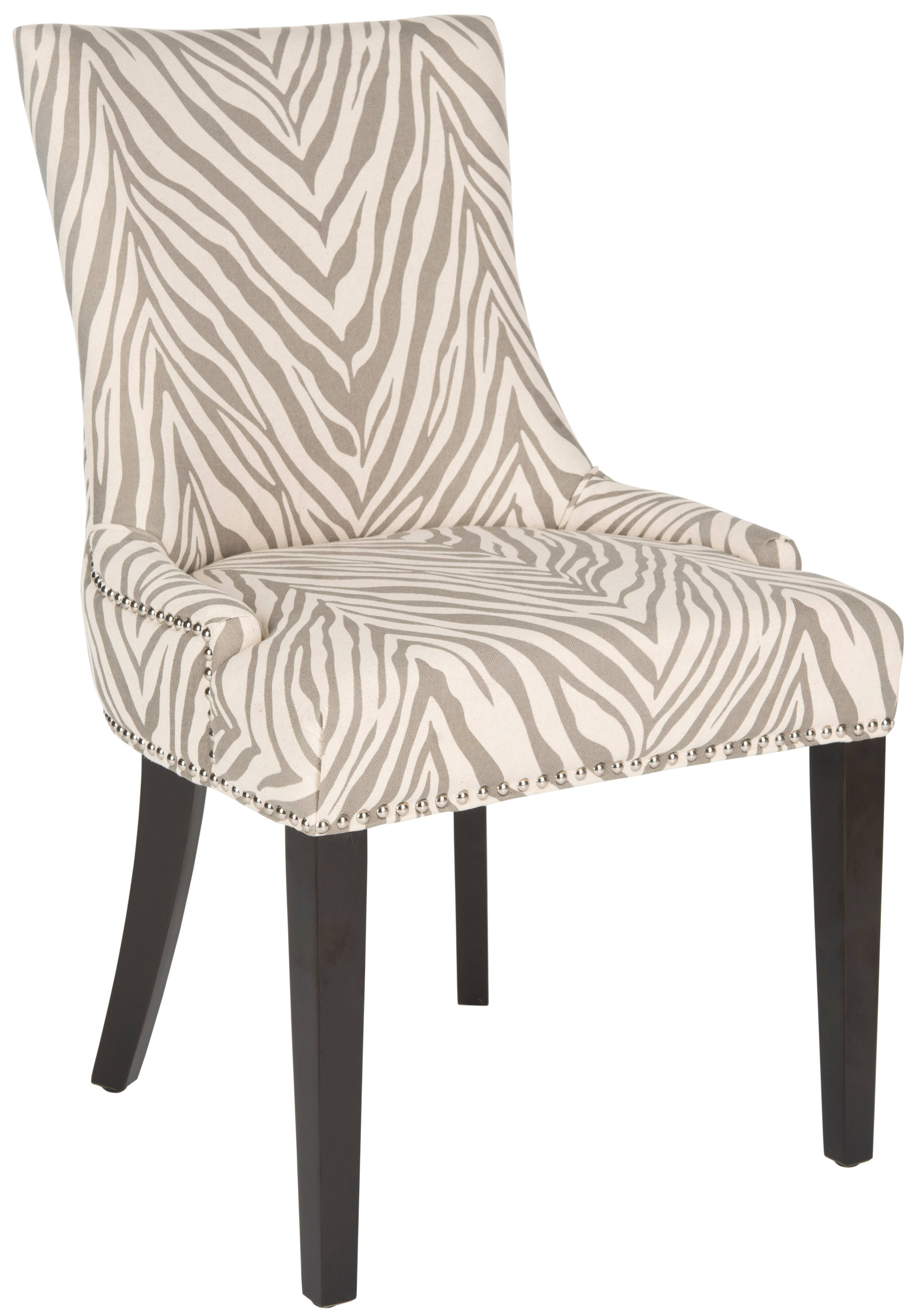 zebra parsons chair