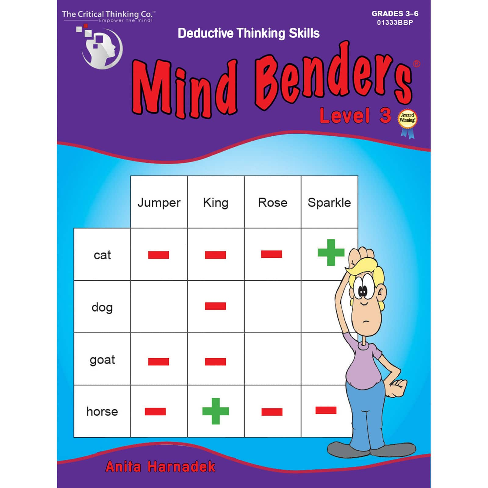 The Critical Thinking Co.&#x2122; Mind Benders&#xAE; Level 3, Grades 3-6