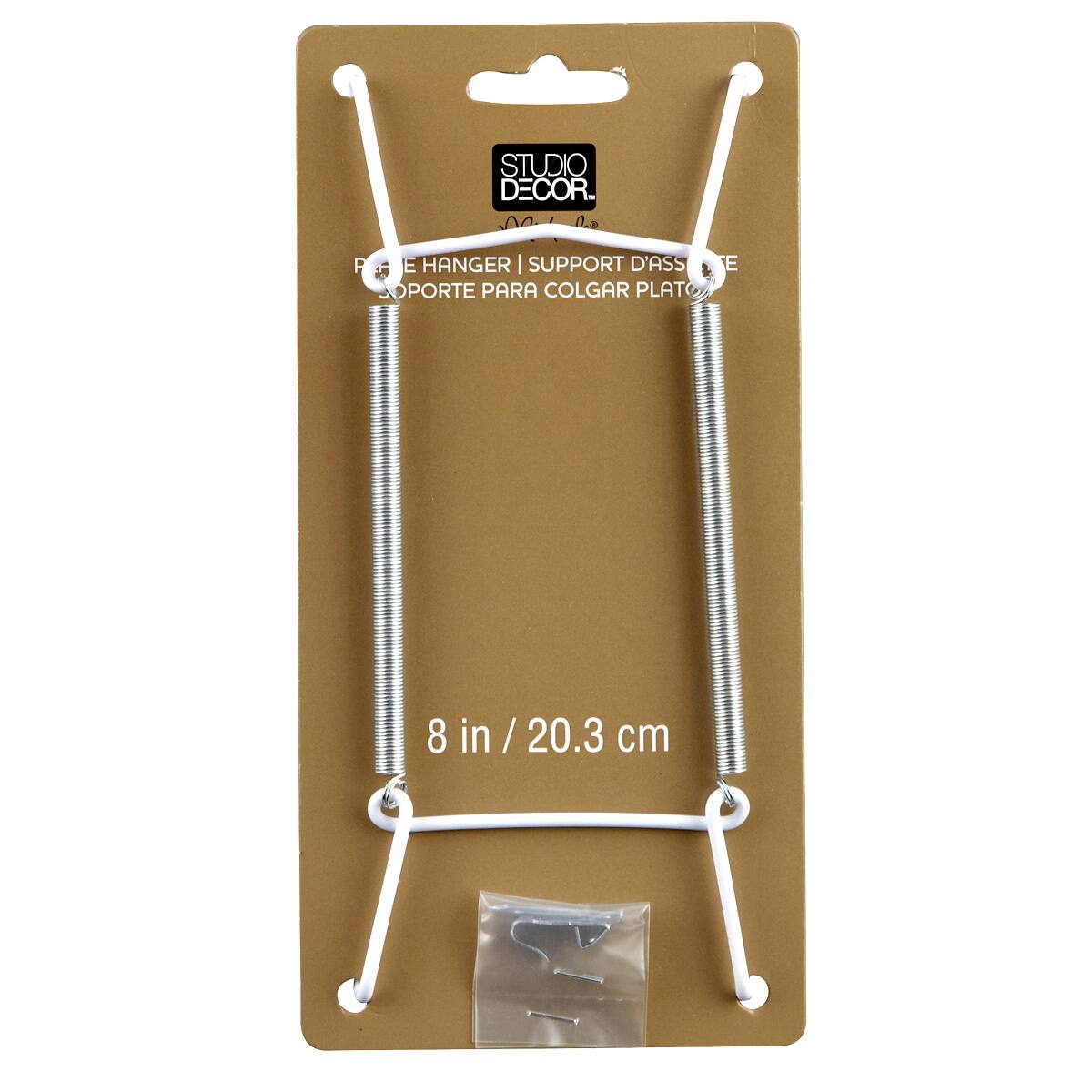 Studio Decor Plate Hanger in White | 8 in