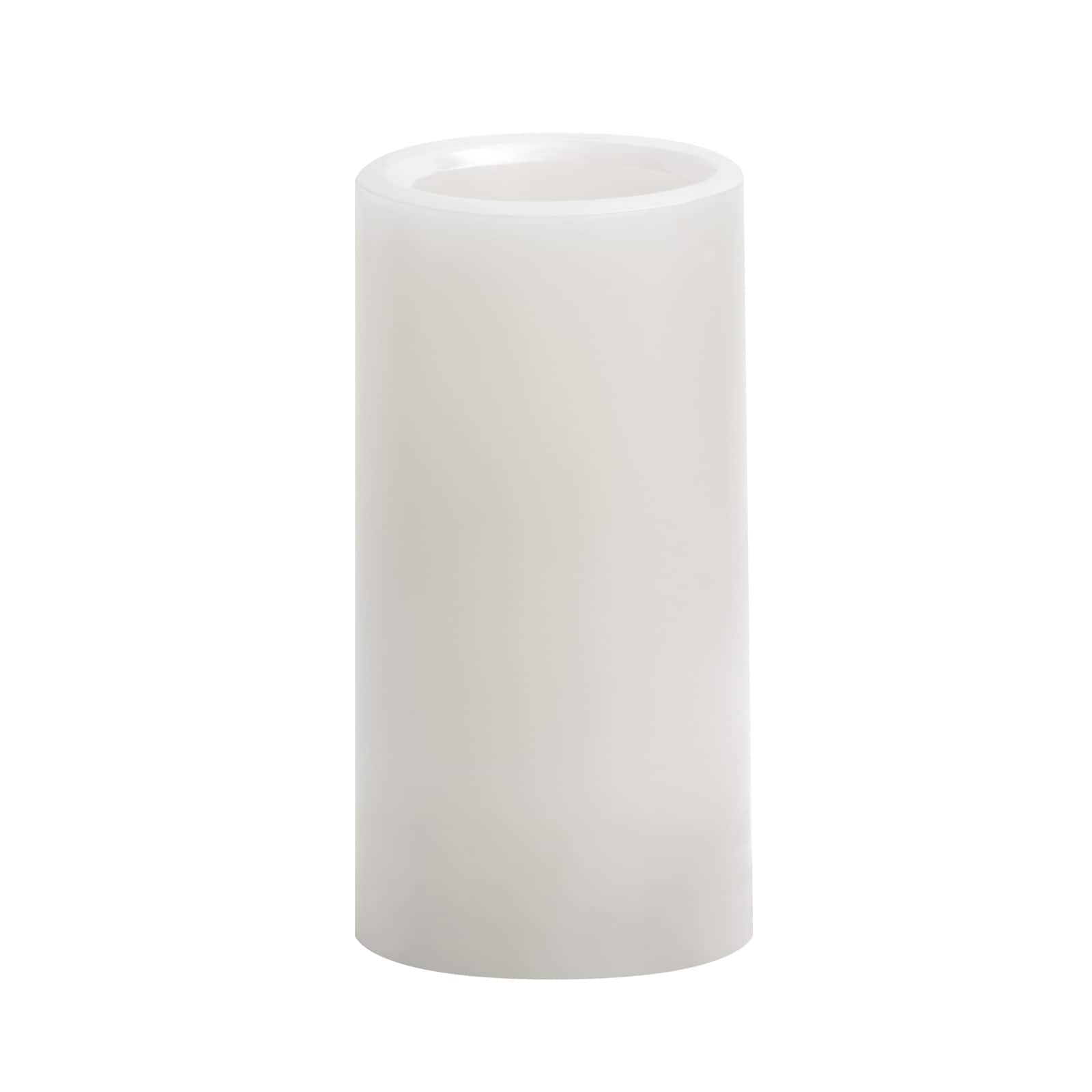 12 Pack: 3" x 6" White LED Pillar Candle by Ashland®