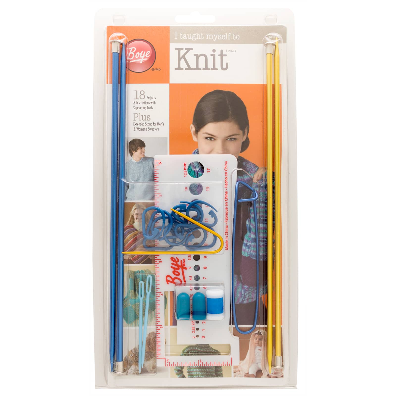 Boye I Taught Myself To Knit Kit