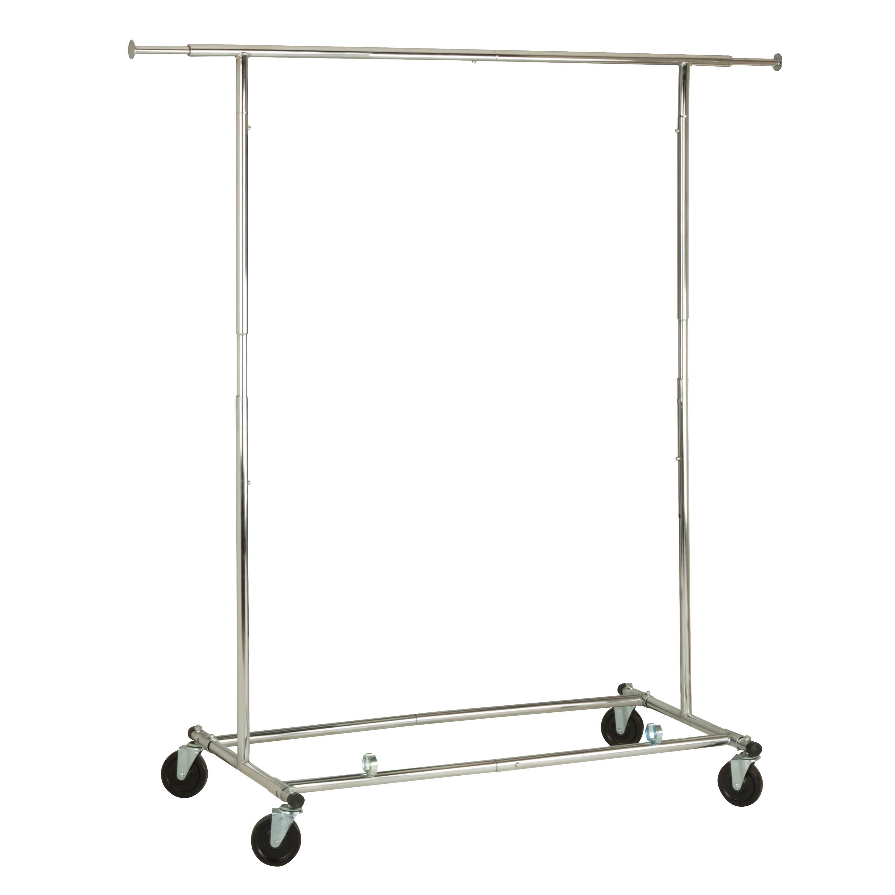 Honey Can Do Chrome Collapsible Commercial Garment Rack