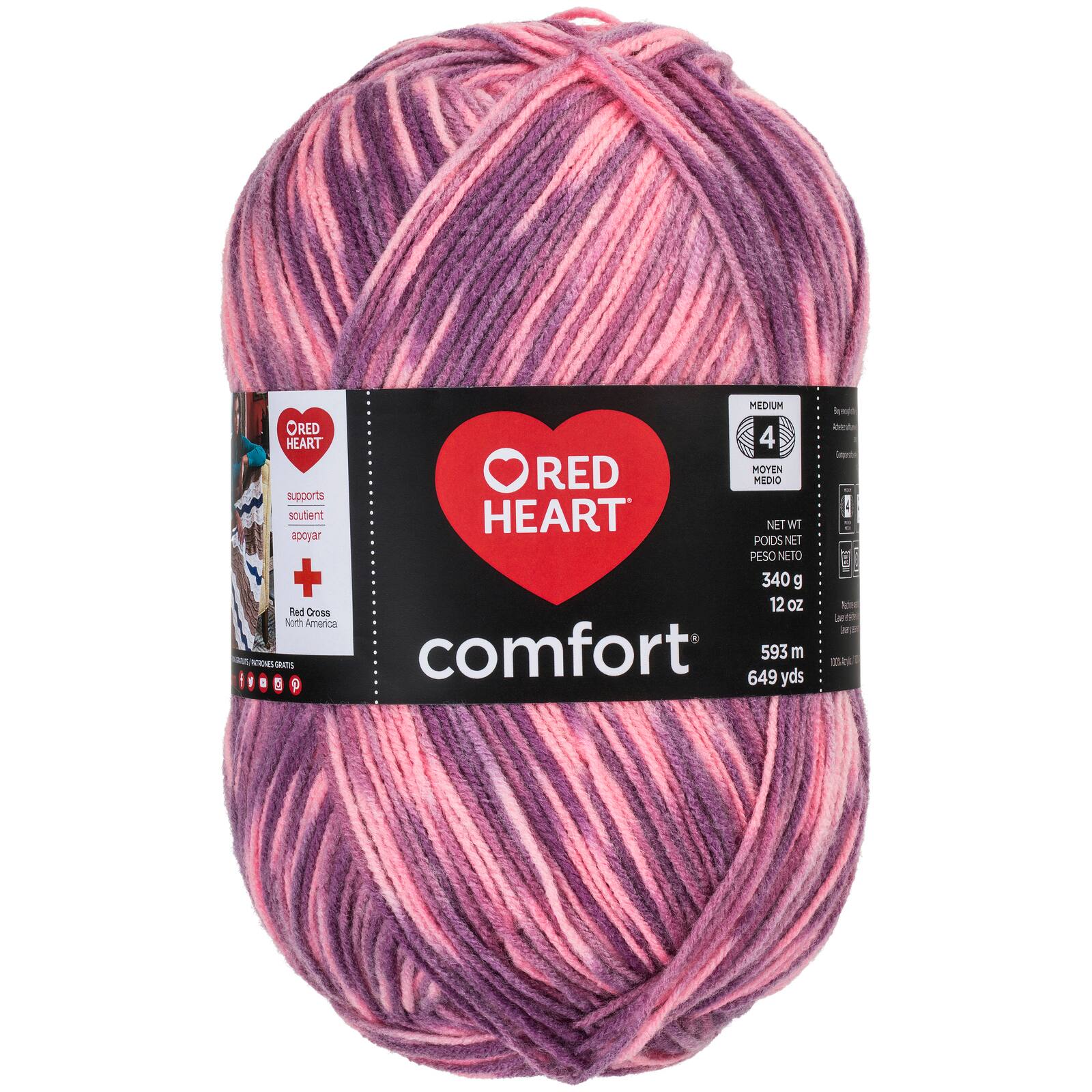 Buy The Red Heart® Comfort Yarn Multicolor At Michaels