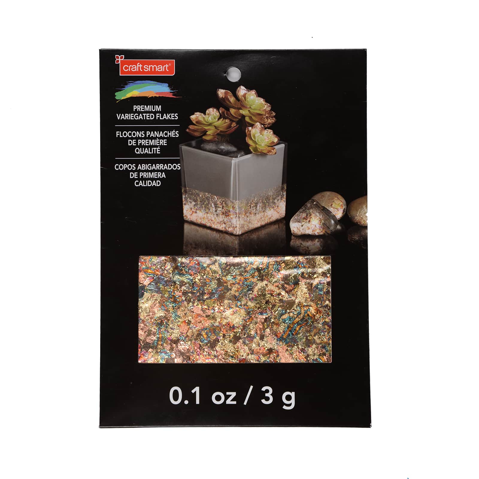 6 Pack: Premium Variegated Flakes by Craft Smart&#xAE;