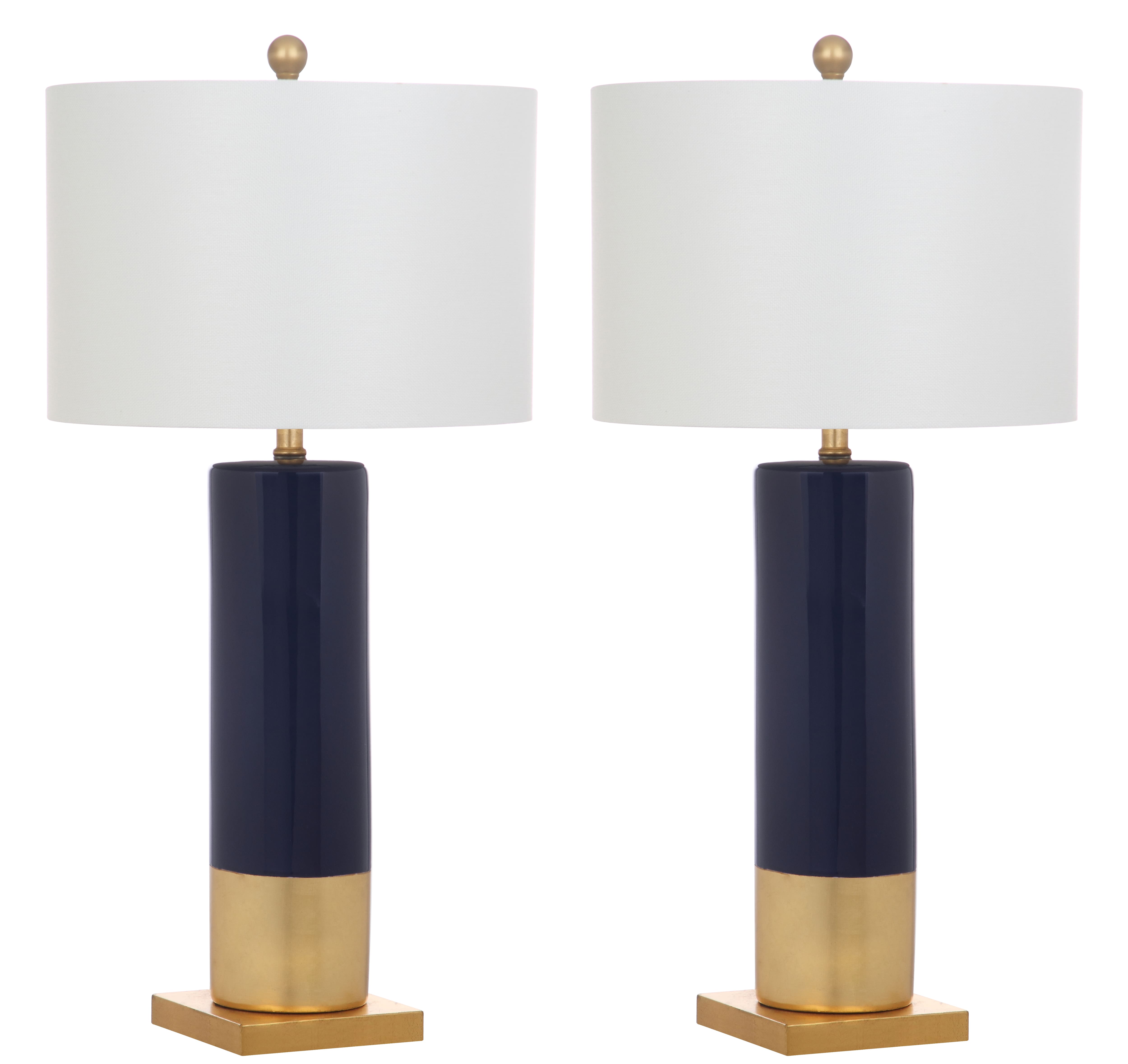 Dolce Table Lamp Set in Navy &#x26; Gold