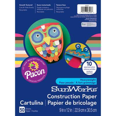 SunWorks® Construction Paper, 12 x 18, 10ct.