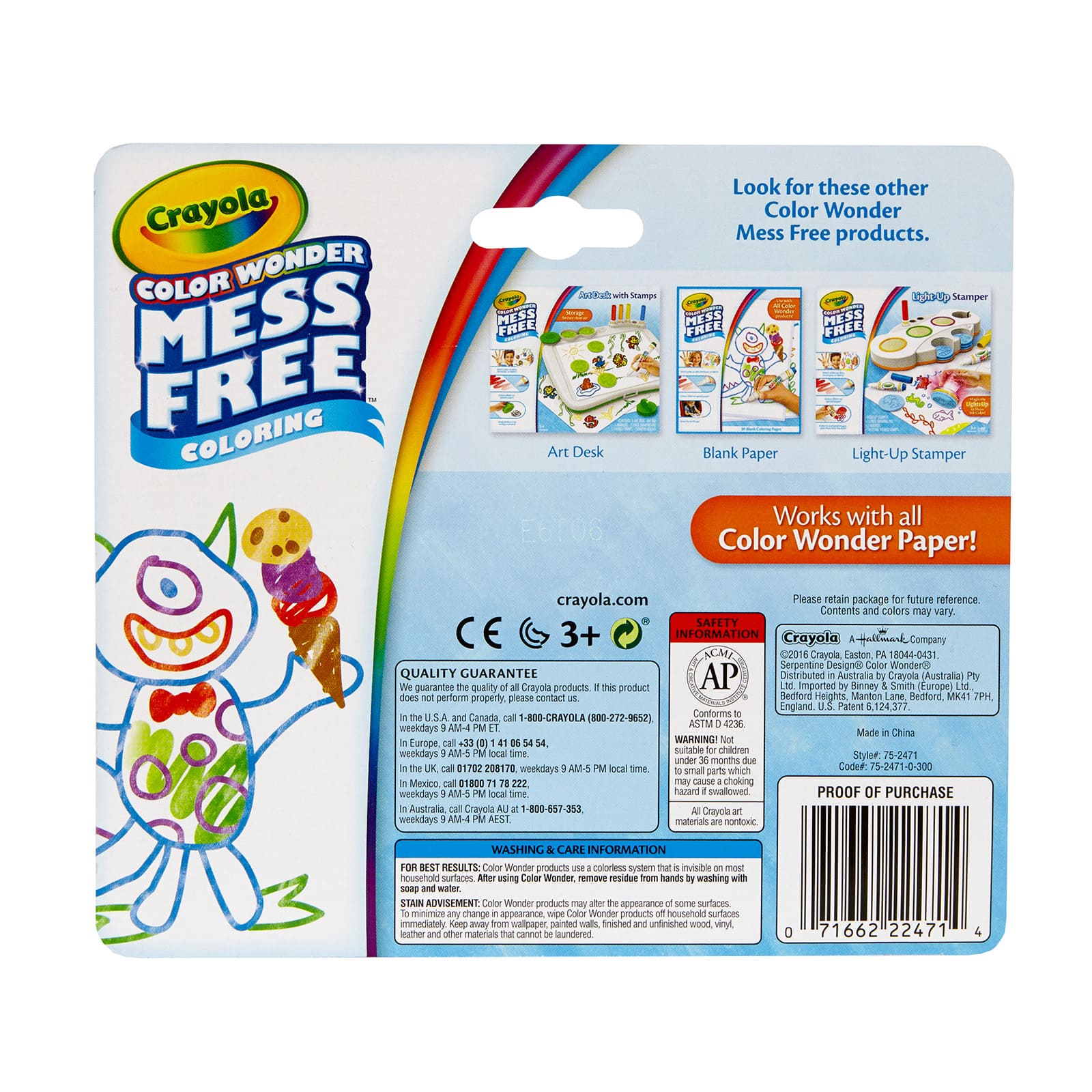 8 Packs: 10 ct. (80 total) Crayola® Color Wonder Mess Free™ Classic Mini Markers