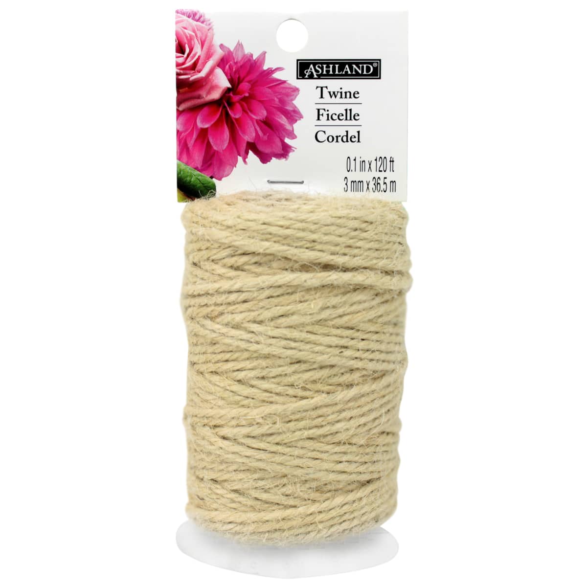 300 Feet Pink and White Bakers Cotton Twine Durable Packing String for Gardening Applications Pink 