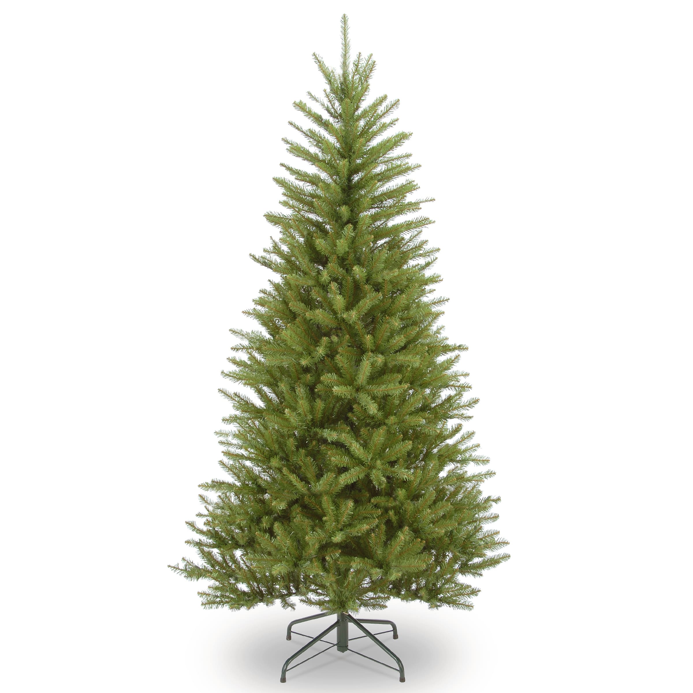 unlit artificial christmas tree