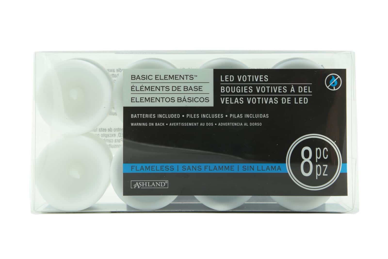 6 Packs: 8 ct. (48 total) Basic Elements™ White LED Votives by Ashland®