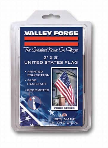 Valley Forge&#xAE; Printed Polycotton United States Flag