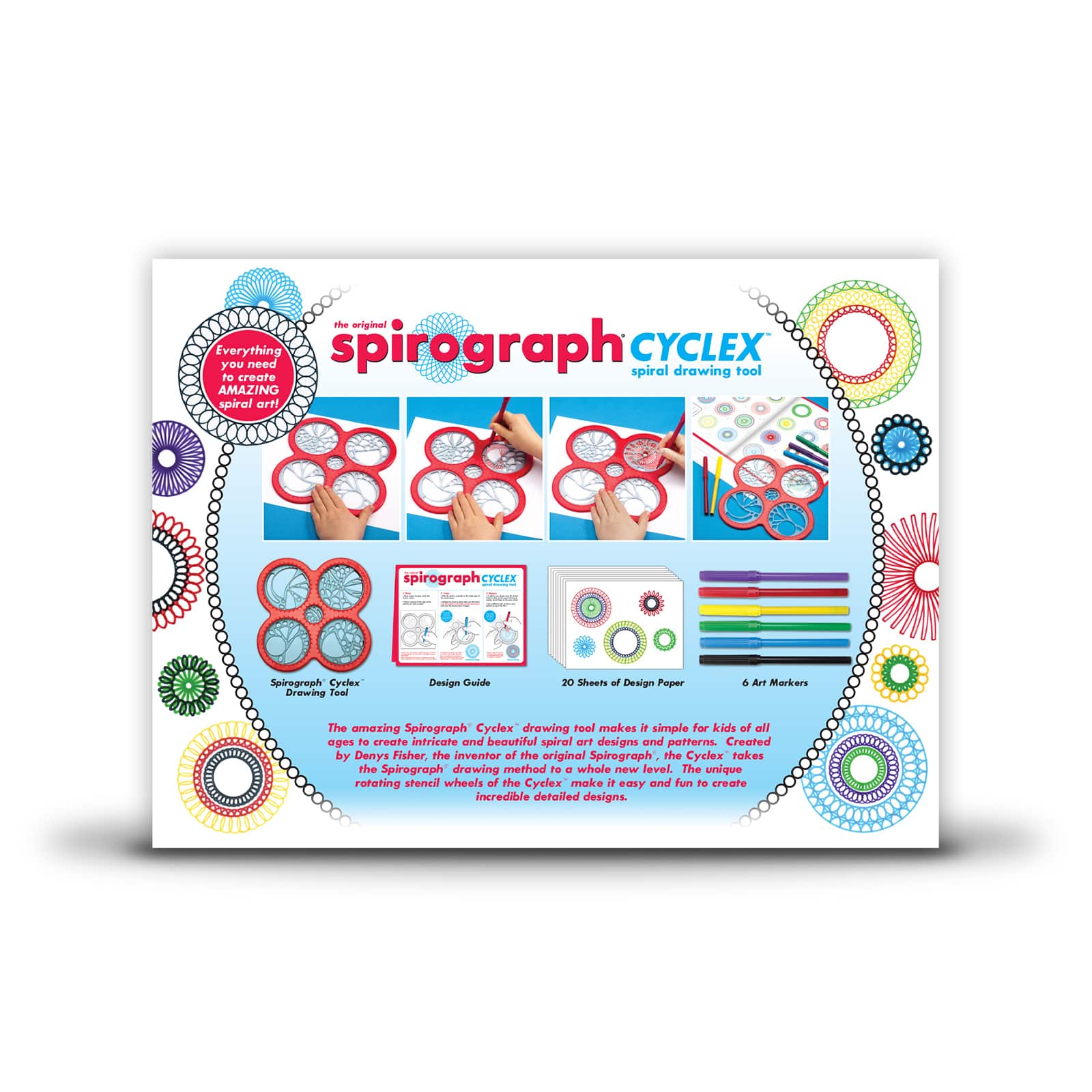 12 Pack: The Original Spirograph® Cyclex™ Spiral Drawing Tool