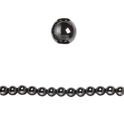 12 Pack: Hematite Round Beads, 8mm by Bead Landing™