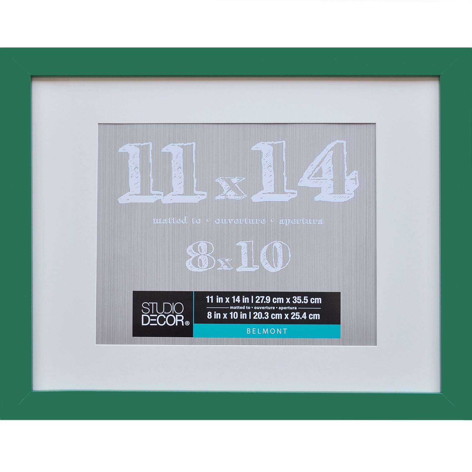 Shop For The Hunter Green Belmont Frame With Mat By Studio Decor