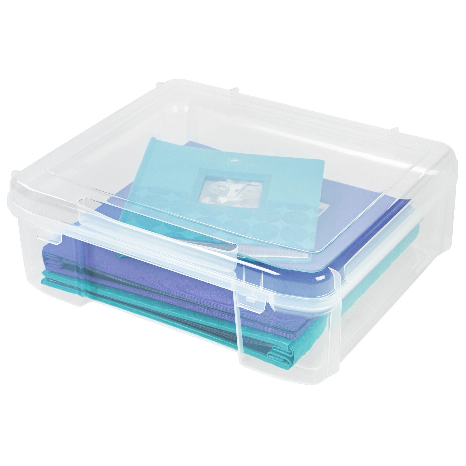 8 Pack: Large Snap Storage Case by Simply Tidy&#x2122;