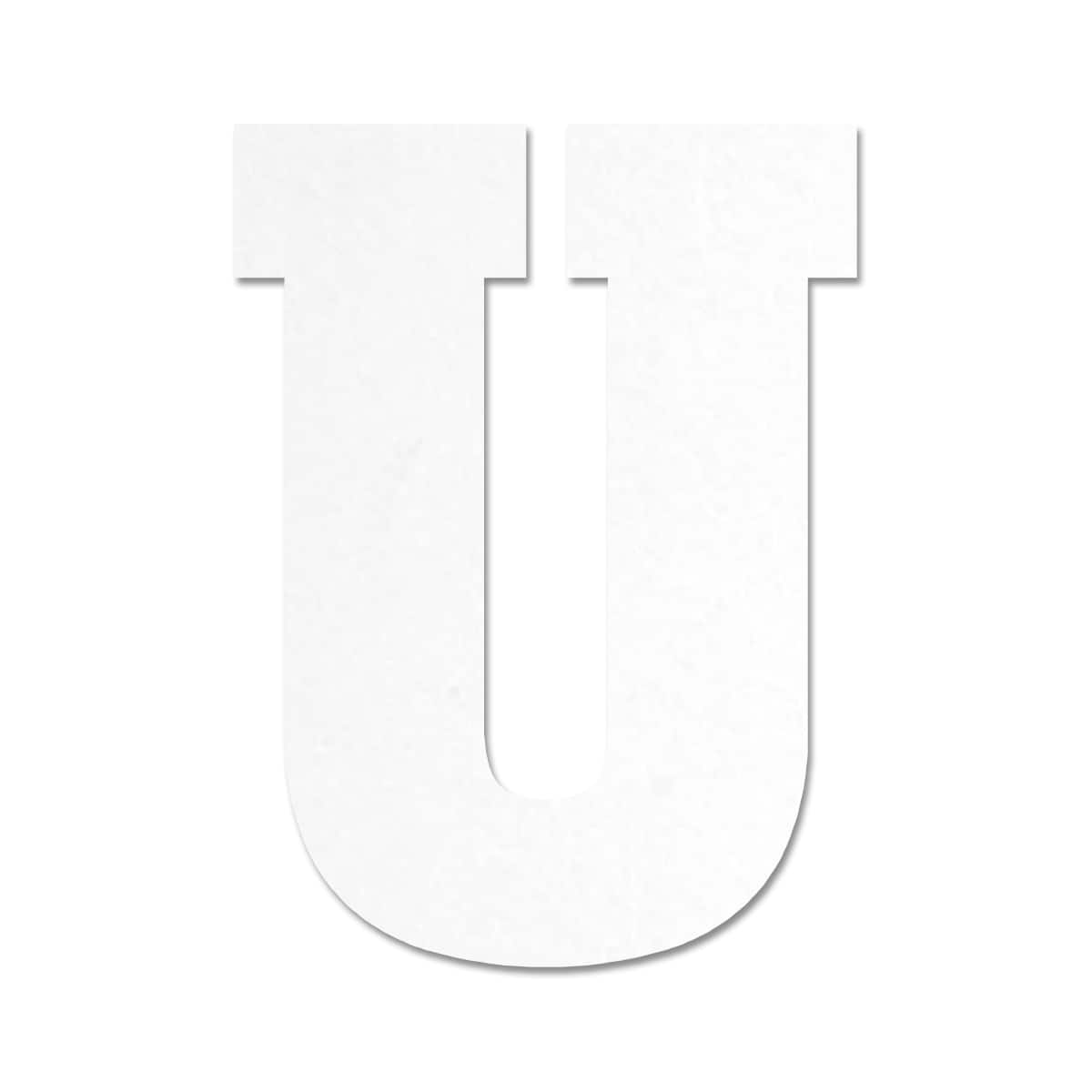 6 Pack: 13" White MDF Uppercase Letter by Make Market®