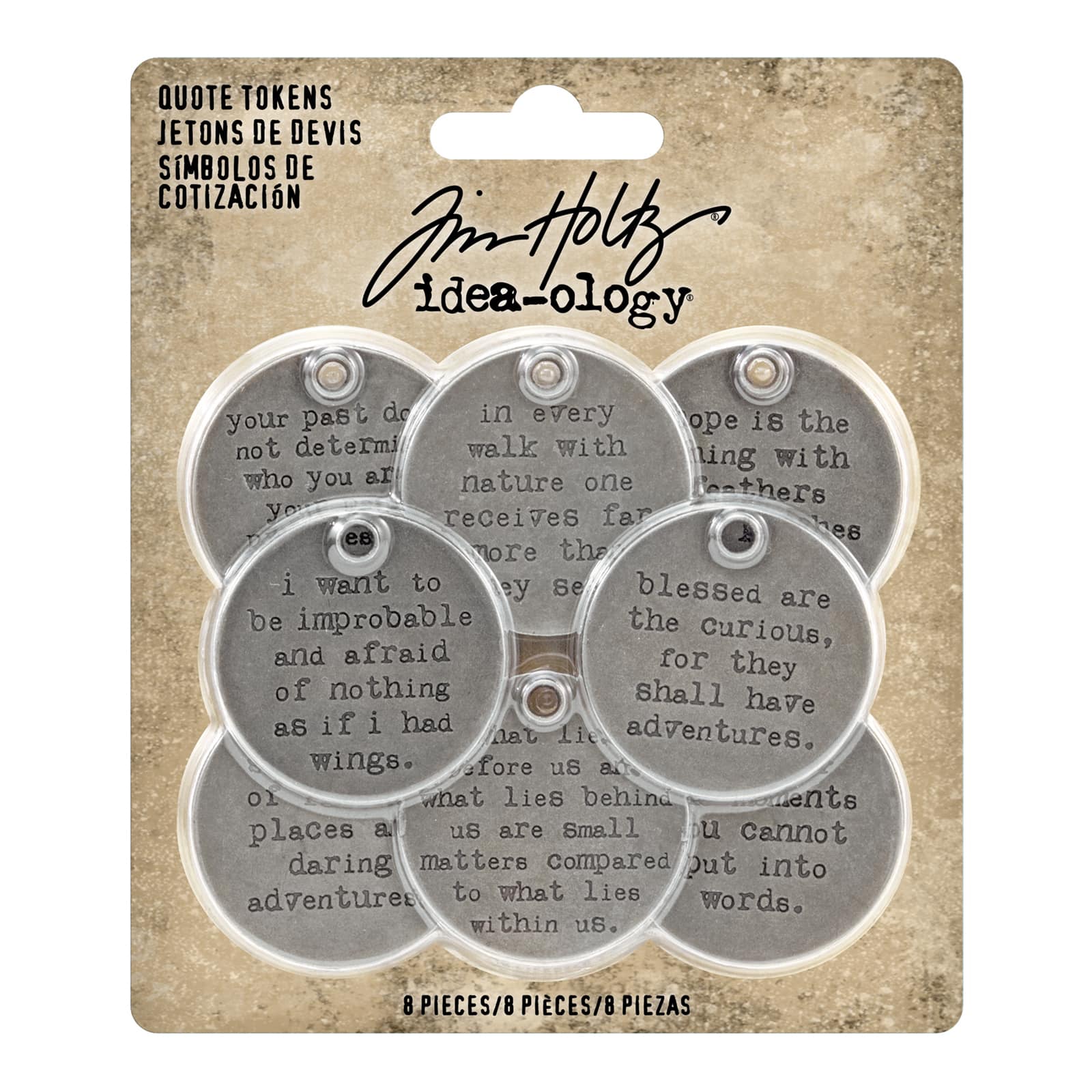 Buy the Tim Holtz® Idea-Ology® Quote Tokens at Michaels