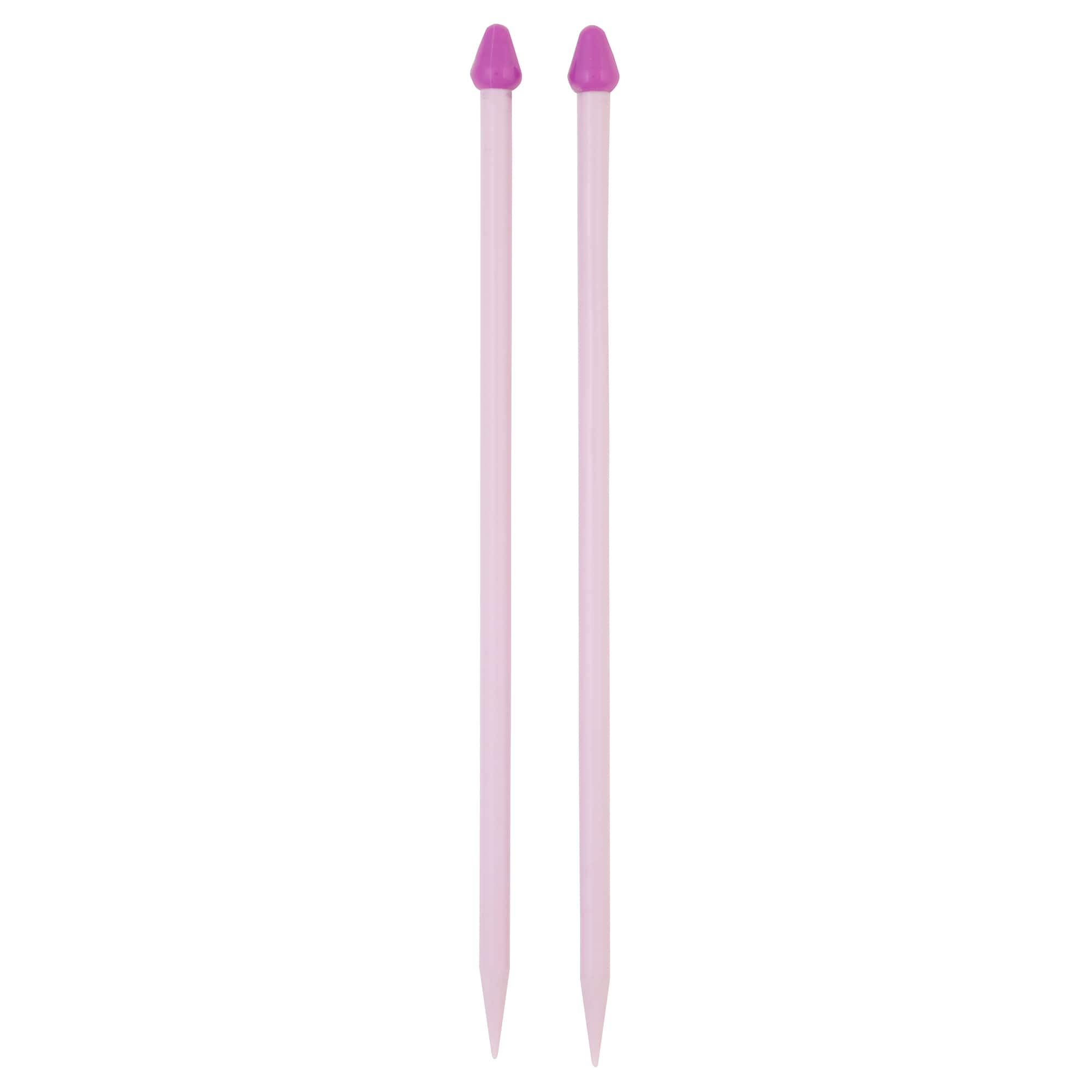 10&#x22; Plastic Knitting Needles by Loops &#x26; Threads&#xAE;