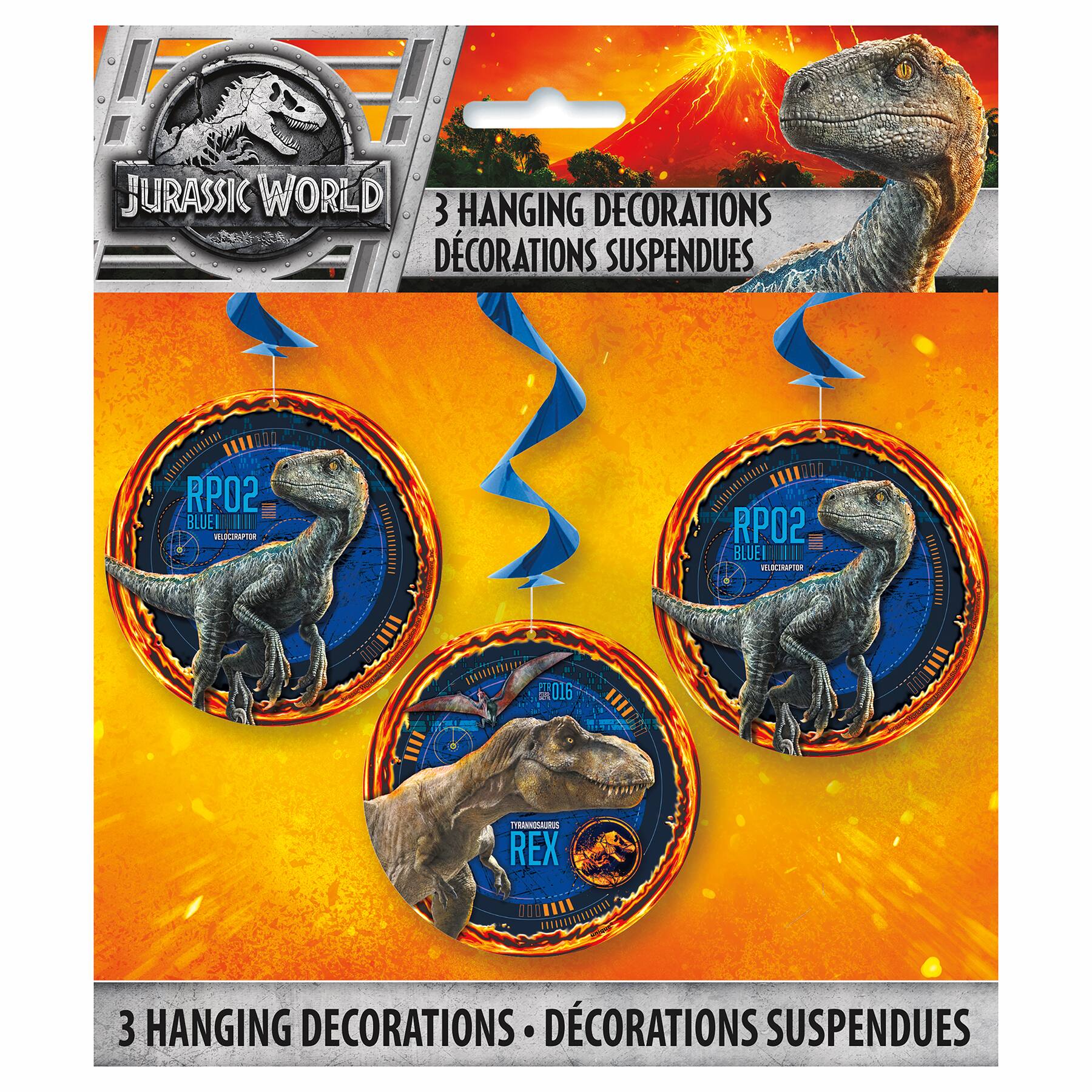 Jurassic World Hanging Decorations Jurassic World Party Decorations