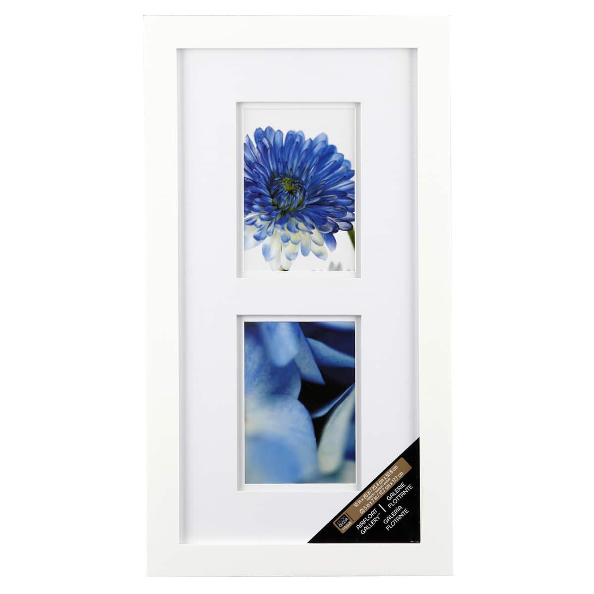 White 2-Opening Gallery Frame with Double Mat by Studio D&#xE9;cor&#xAE;
