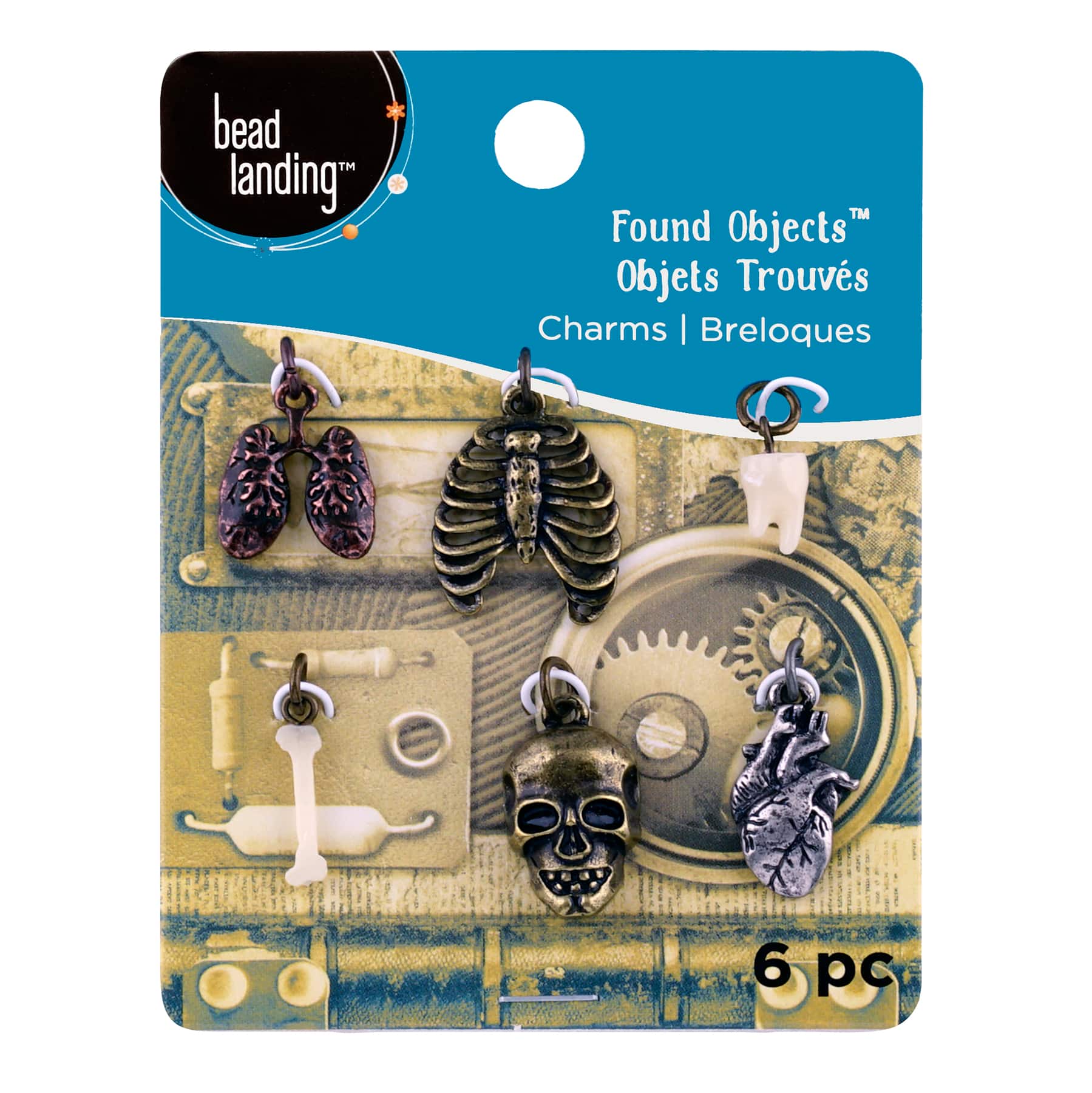 Found Objects&#x2122; Bone Charms By Bead Landing&#x2122;
