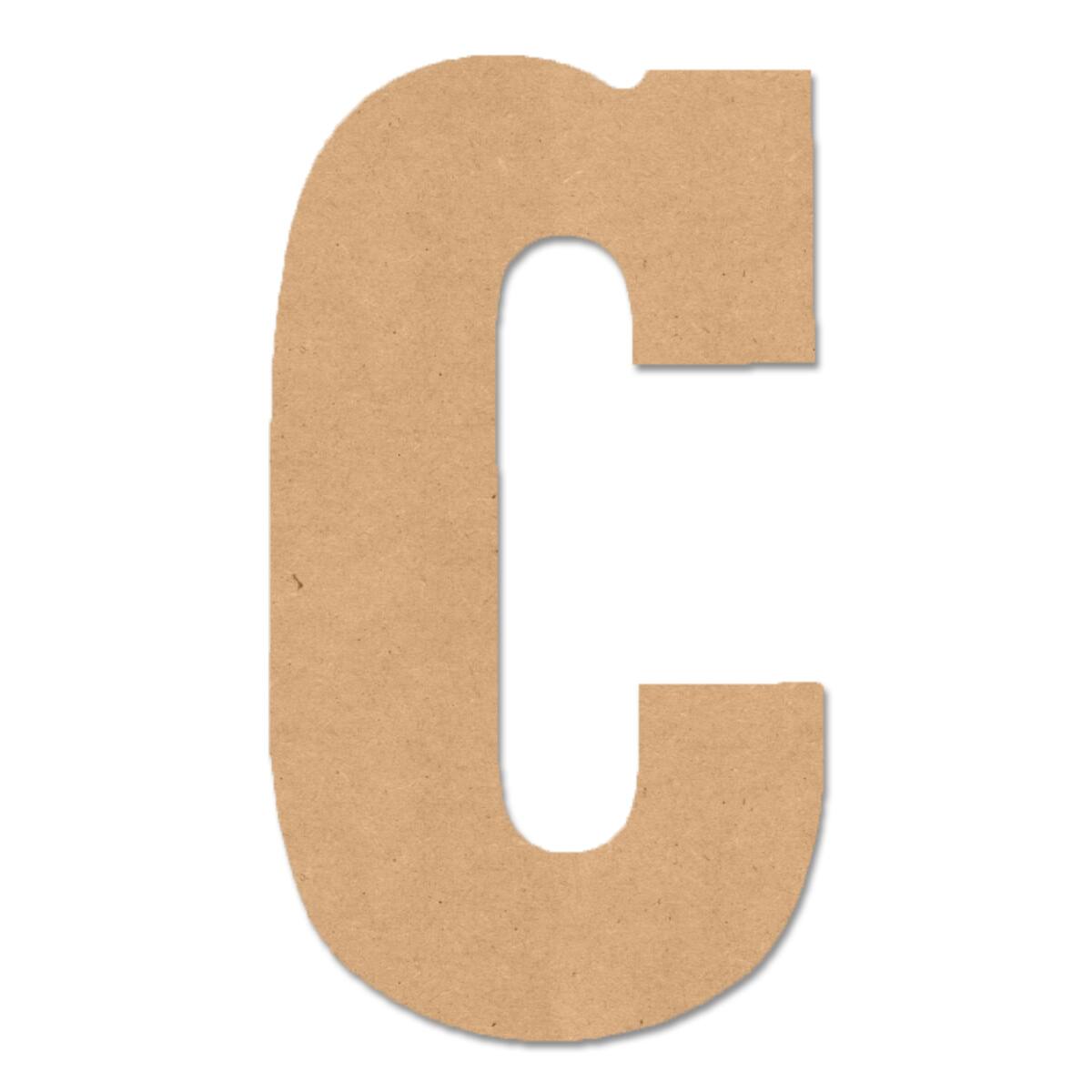 10.5 Wood Letter by Make Market | Alphabet C | 10.5 in