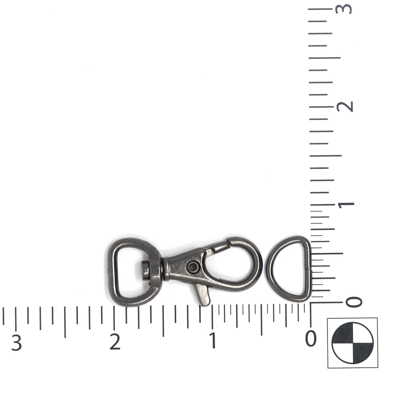 50Pcs Metal Keychain Bag Swivel Ring, Lanyard Snap Hooks, Lobster