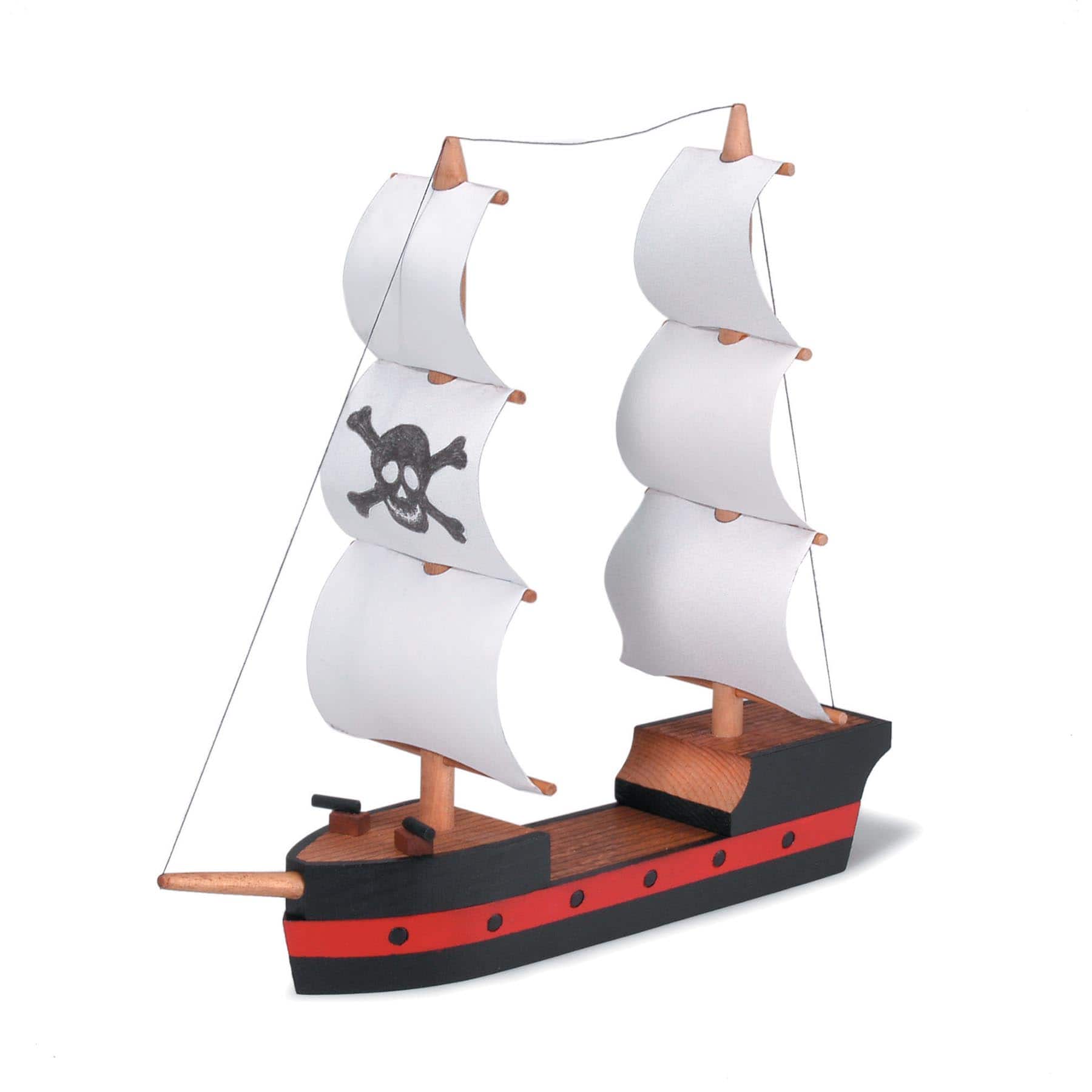 Find the Darice® Pirate Ship Wood Model Kit at Michaels