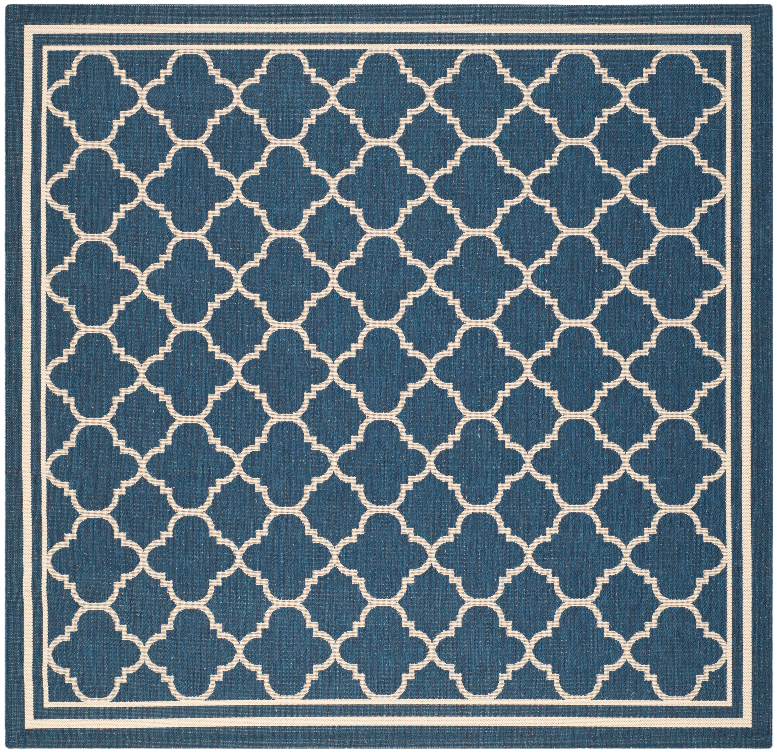 Courtayrd Quatre Border 4&#x27; X 4&#x27; Square Area Rug