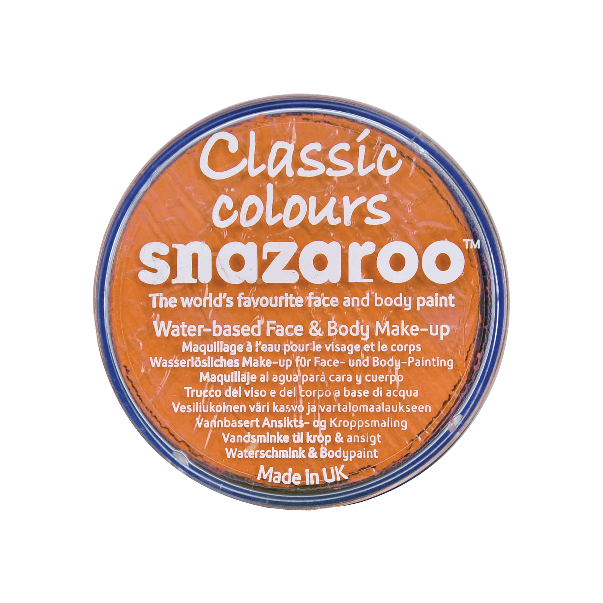 Snazaroo Classic Face Paint - Orange, 18ml