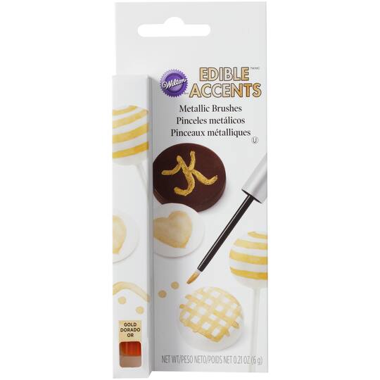 Find The Wilton Edible Accents™ Metallic Candy Paint Find The Wilton Edible Accents™ Metallic Candy Paint