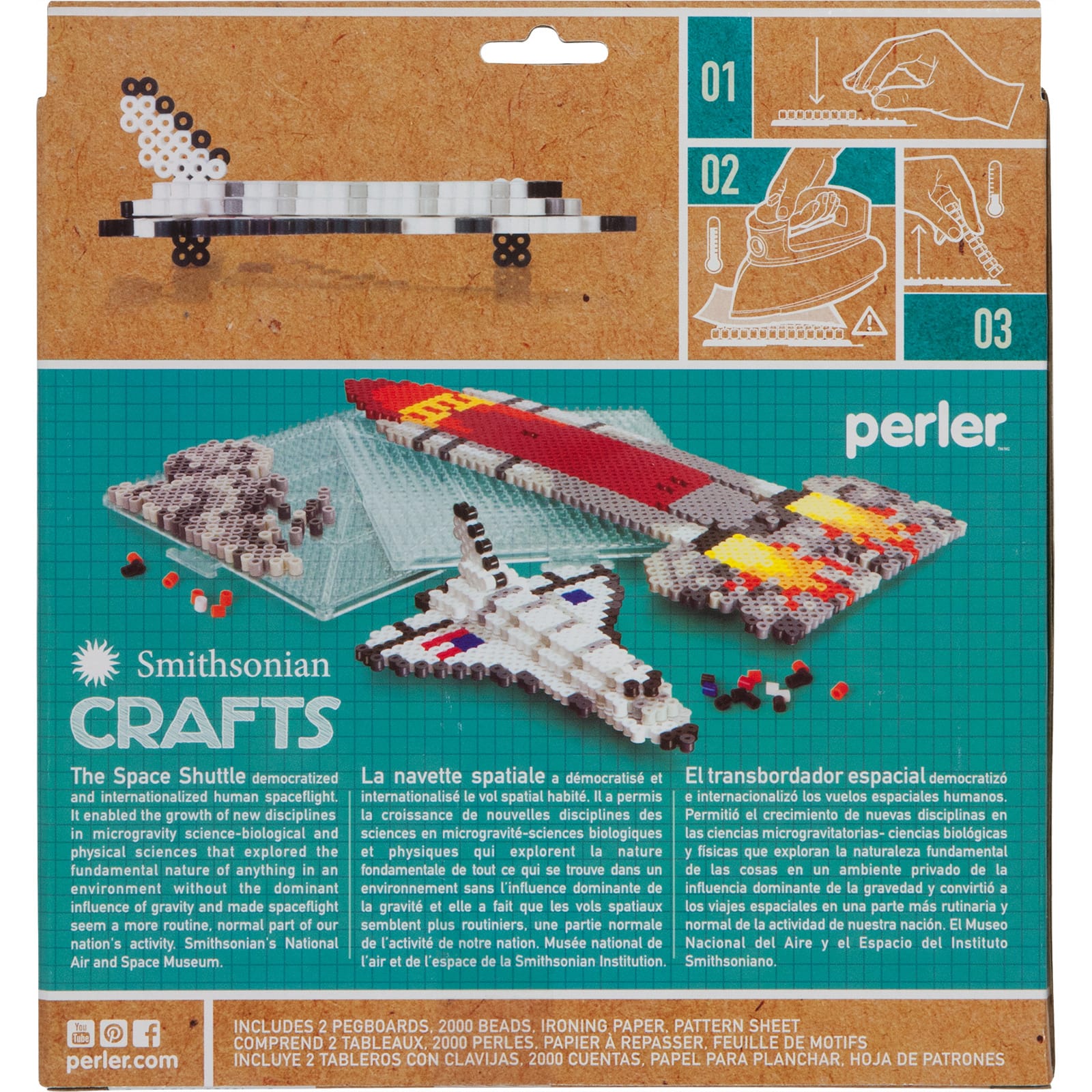 Perler&#x2122; Smithsonian&#xAE; Fused Bead Kit, Space Shuttle