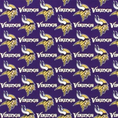 NFL Football Minnesota Vikings Cotton Fabric